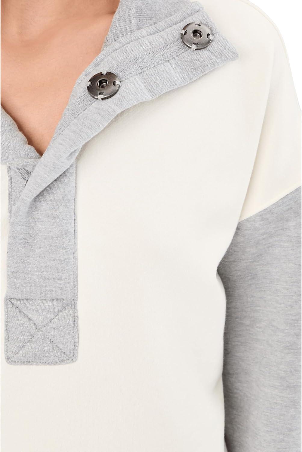 image:imageFree People womens Colorblock Timeless PulloverHeather Grey Combo
