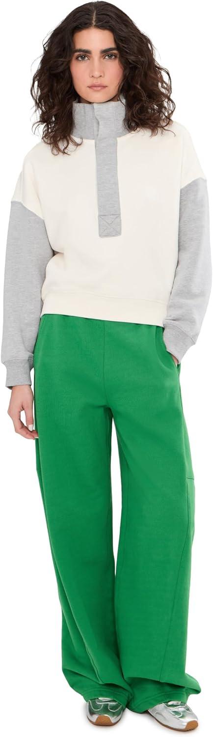 image:imageFree People womens Colorblock Timeless PulloverHeather Grey Combo