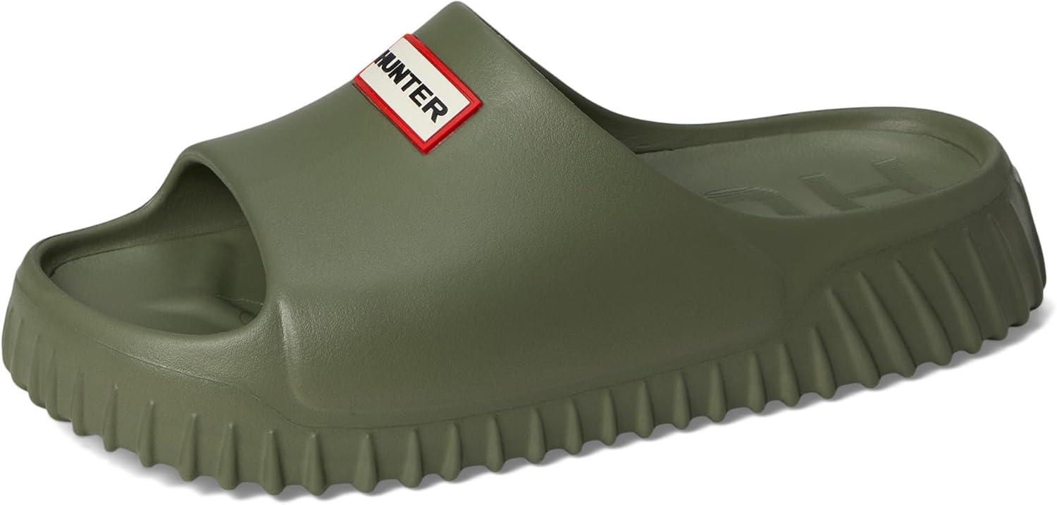 image:imageHunter Mens Finn Slide SandalDark Green