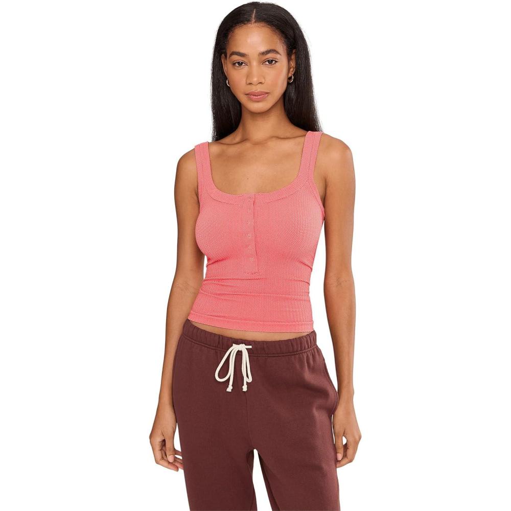 image:imageFree People Womens Clean Slate HenleyRadiant Watermelon