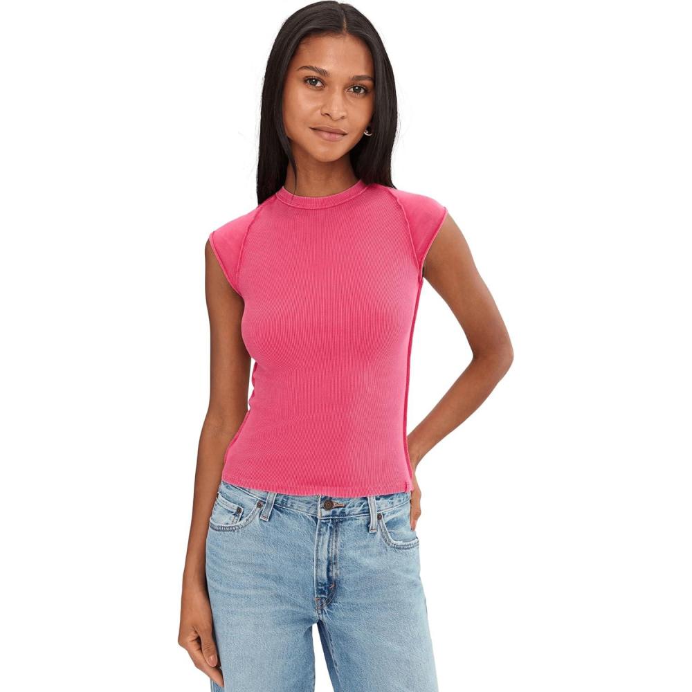 image:imageFree People Womens Ever Had TeeHibiscus Pop