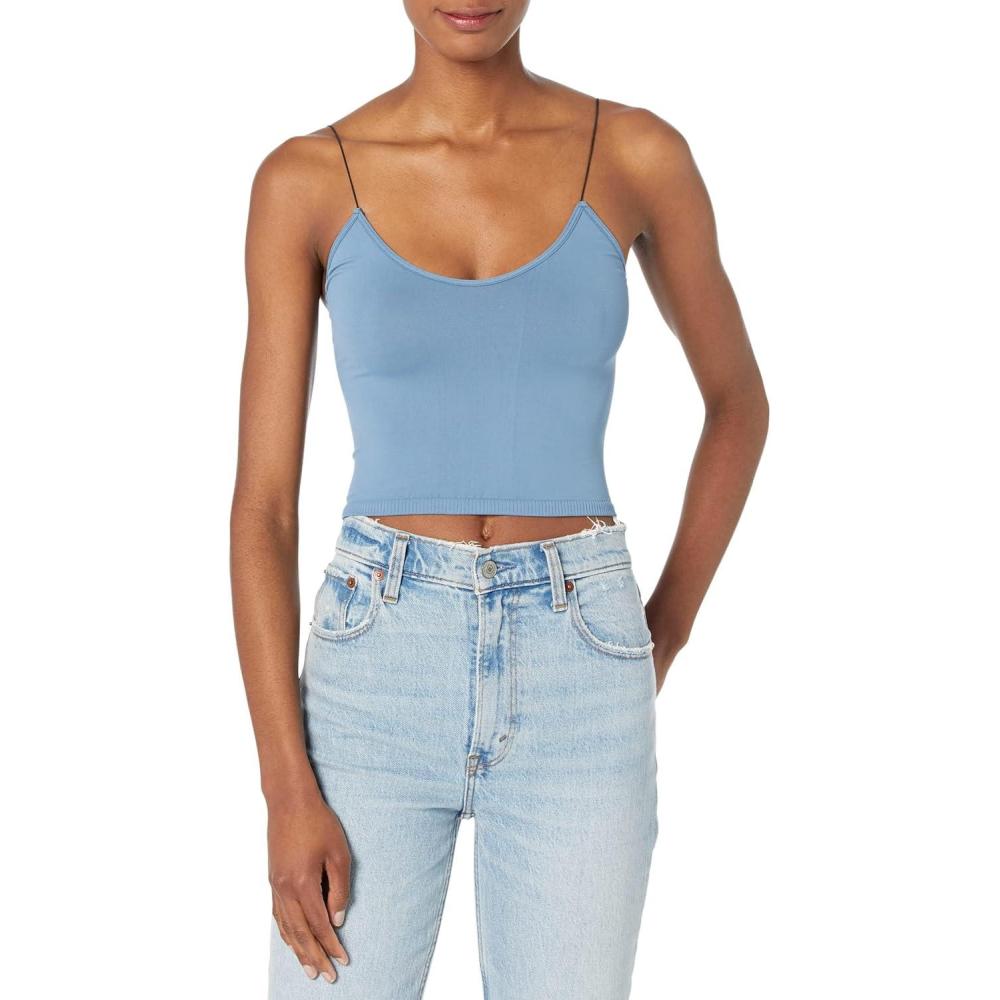 image:imageFree People Womens Skinny Strap Seamless BramiJeans