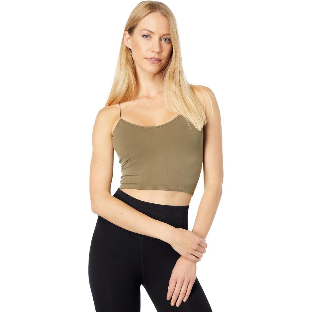image:imageFree People Womens Skinny Strap Seamless BramiMoss