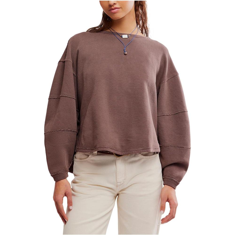 image:imageFree People Womens Total Eclipse TeeFrench Chocolate