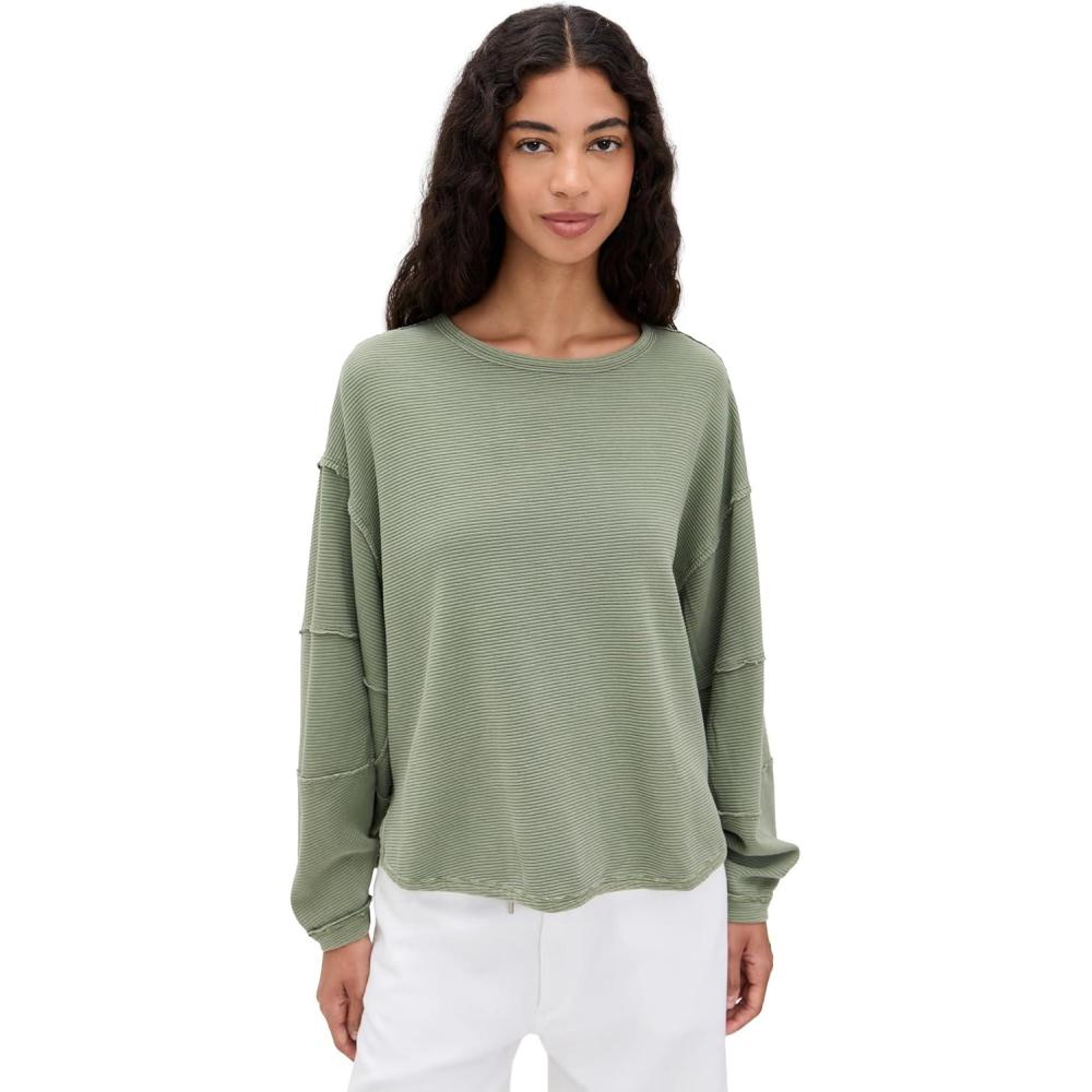 image:imageFree People Womens Total Eclipse TeeOil Green
