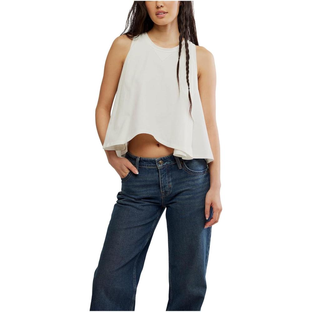 image:imageFree People Womens We The Free Hialeah TeeClean Ivory