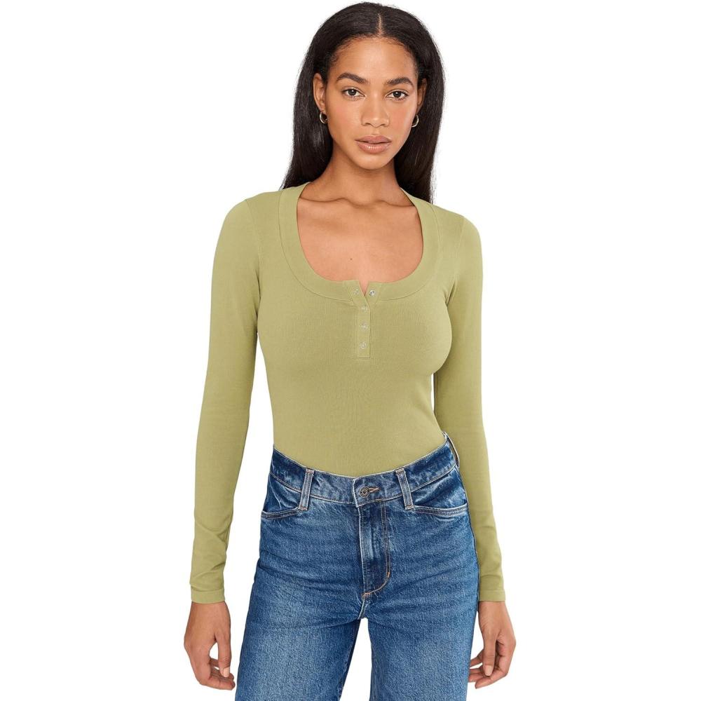 image:imageFree People Womens Wide Awake LayeringMosstone