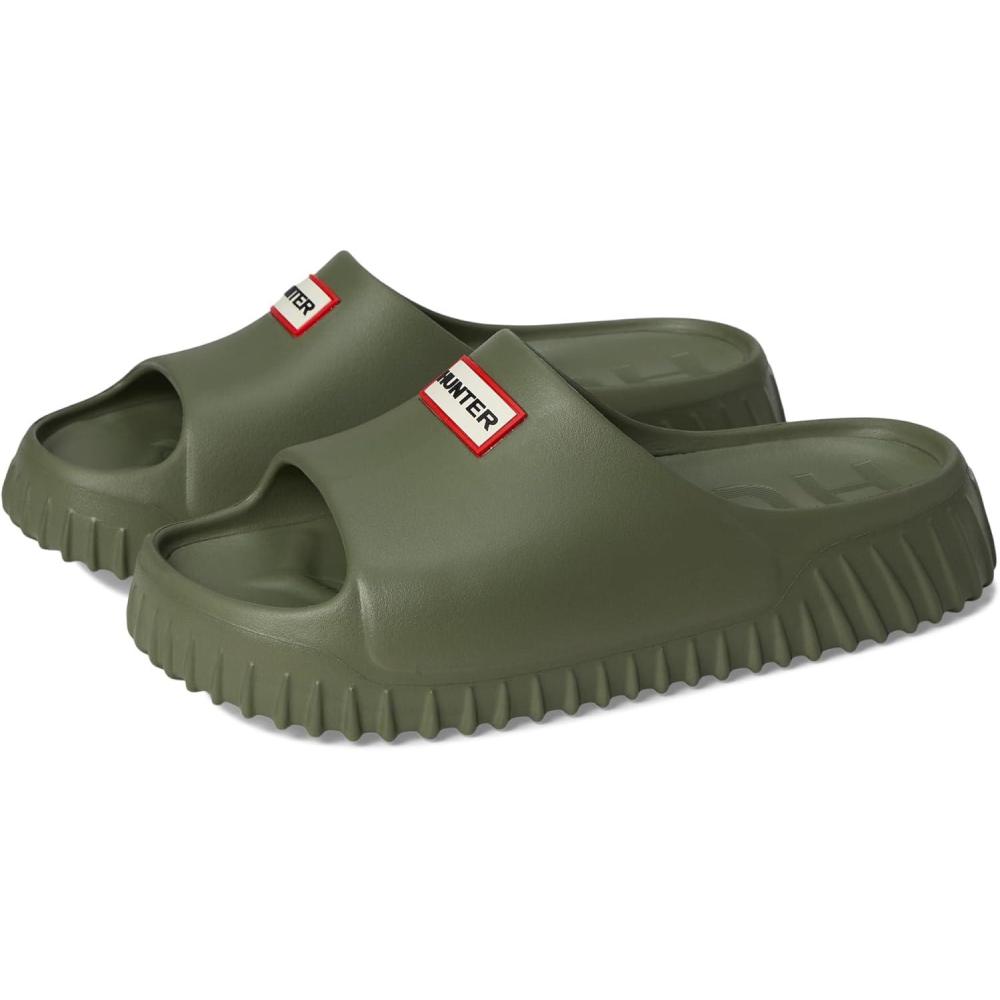 image:imageHunter Mens Finn Slide SandalDark Green