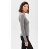 Free People Women’s Be My Baby Long Sleeve Tee(Heather Grey)