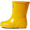 Hunter unisex-child Original First Classic Gloss(Yellow)