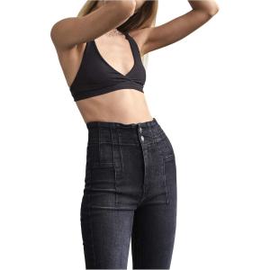 Free People Jayde Flare Jeans Onyx 29 33.5
