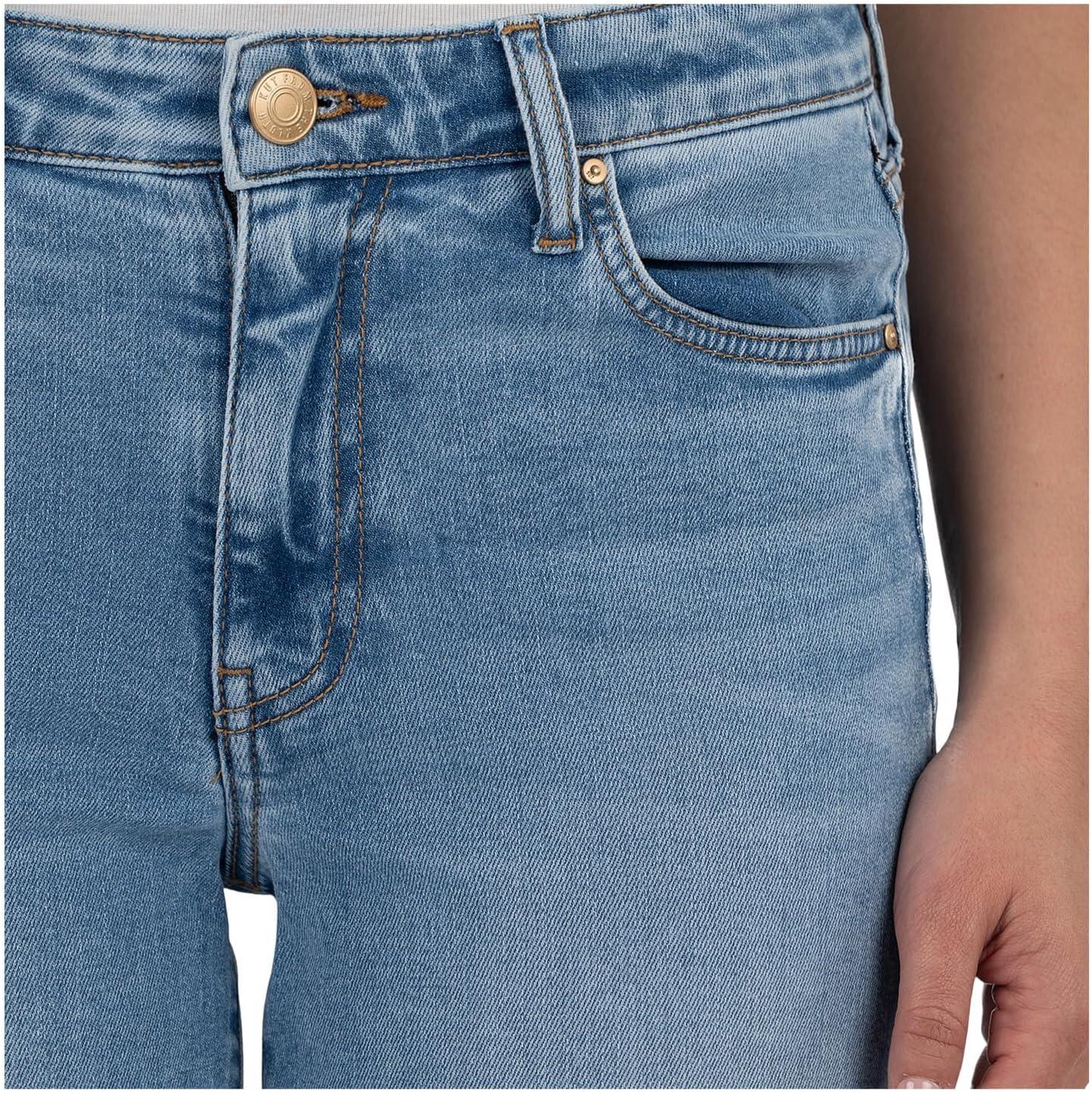 image:imageKUT from The Kloth Womens Charlotte HighRise Wide Leg with Regular Hem in IncontestableIncontestable