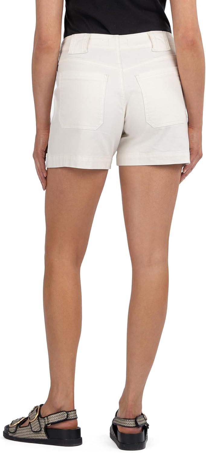 image:imageKUT from The Kloth Womens Jane HighRise ShortsEcru