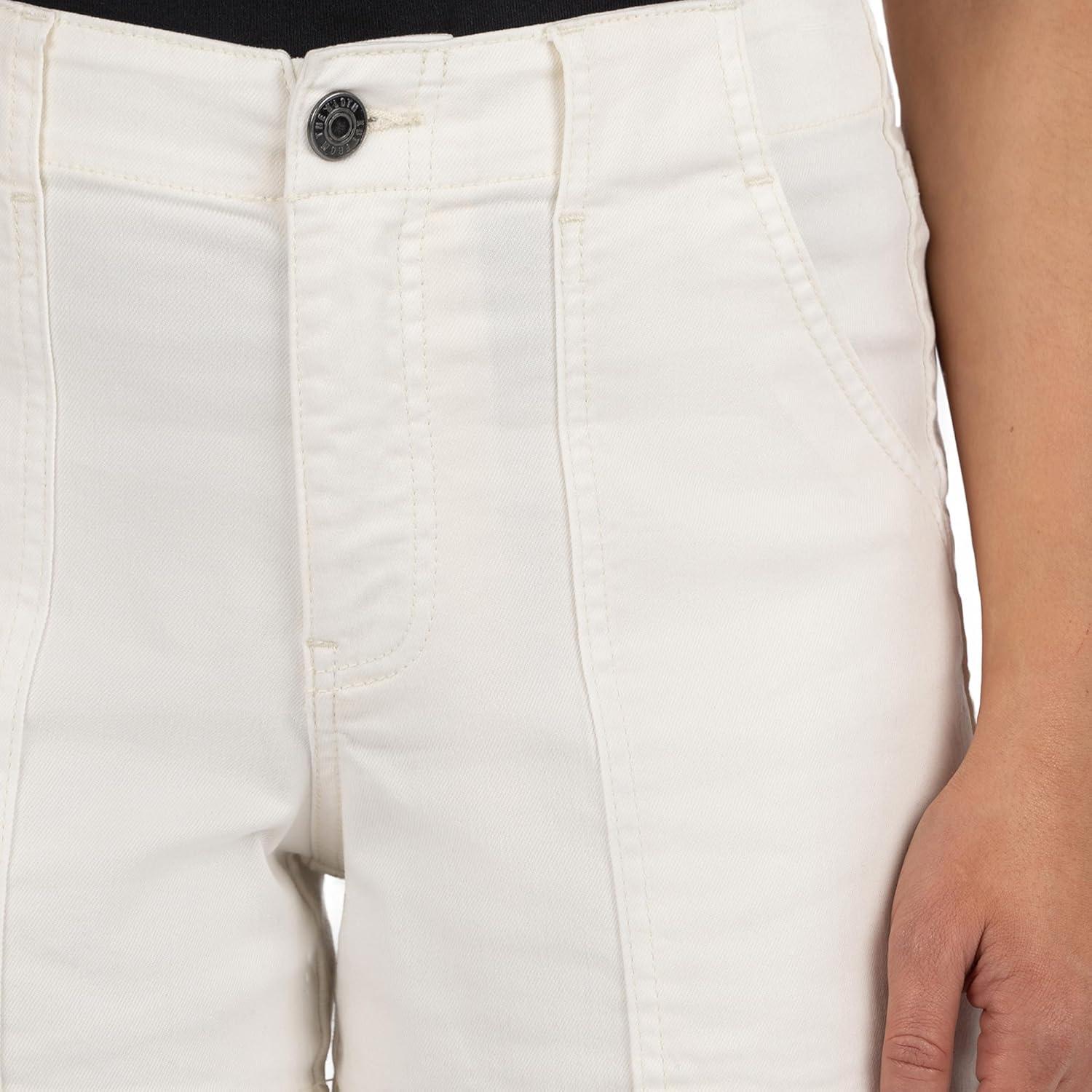 image:imageKUT from The Kloth Womens Jane HighRise ShortsEcru