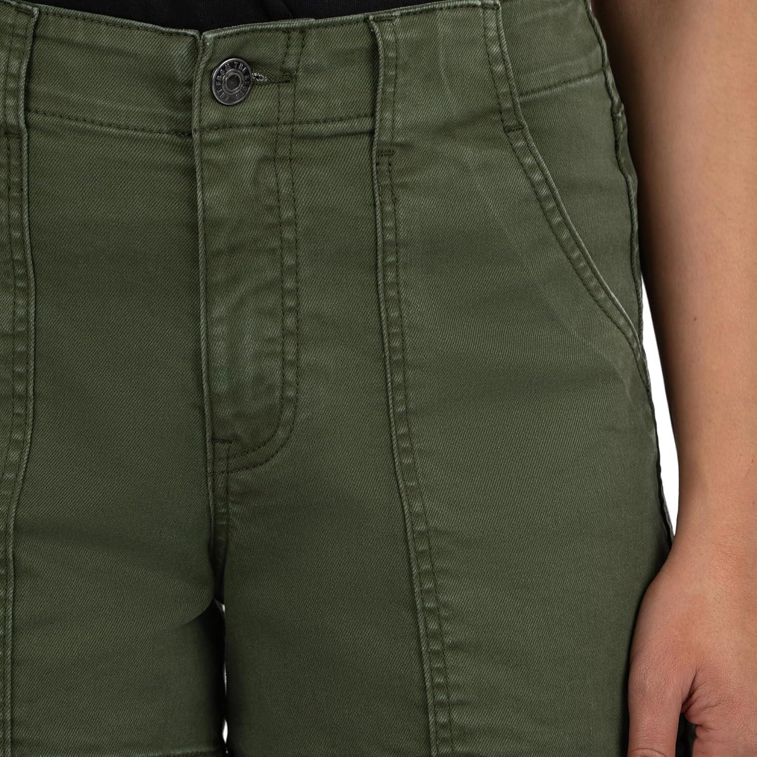image:imageKUT from The Kloth Womens Jane HighRise ShortsOlive