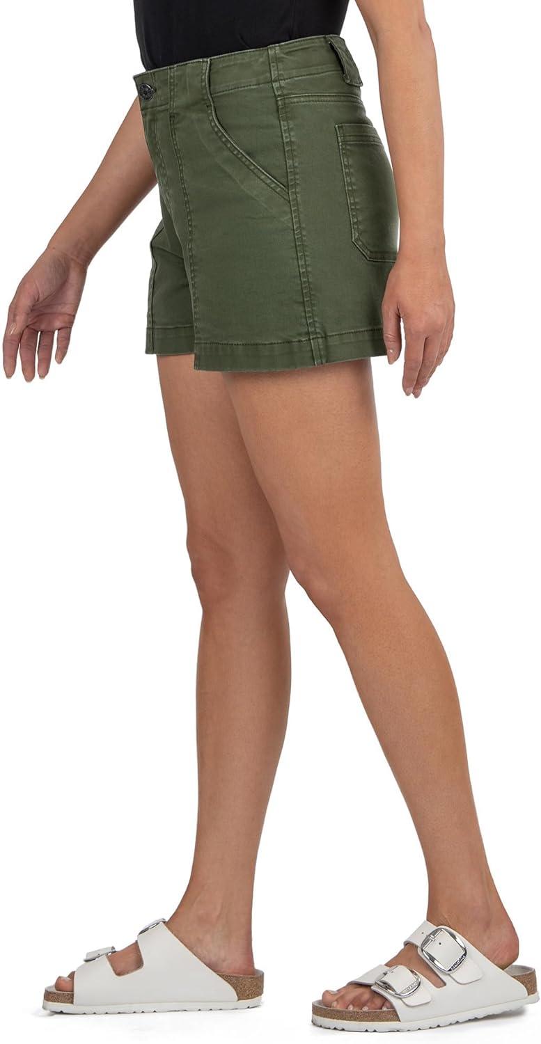 image:imageKUT from The Kloth Womens Jane HighRise ShortsOlive