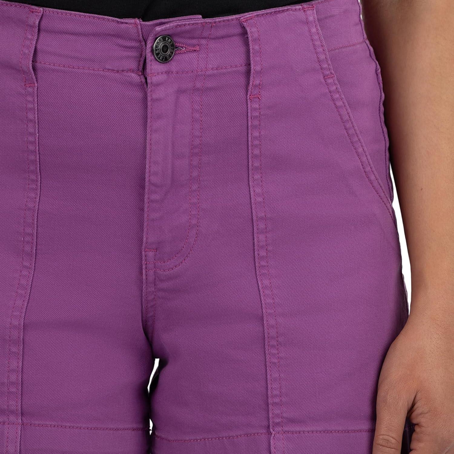 image:imageKUT from The Kloth Womens Jane HighRise ShortsOrchid