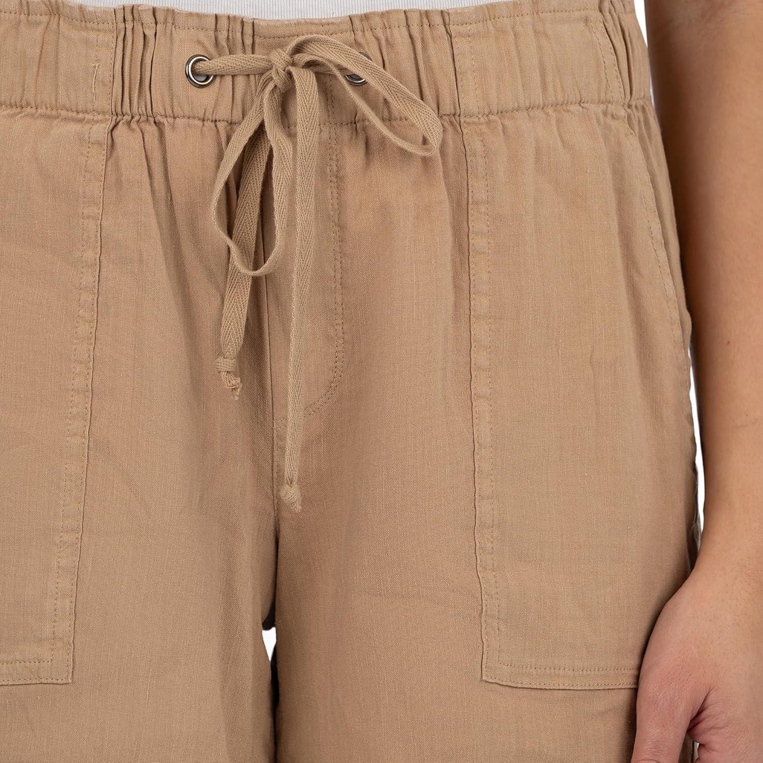 image:imageKUT from The Kloth Womens KatanaDrawstring Shorts with Porkchop PocketsKhaki