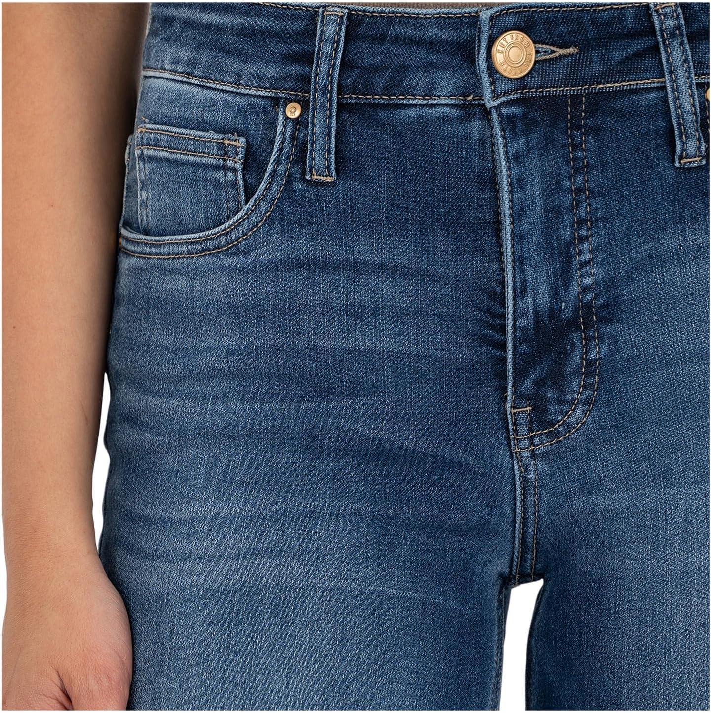 image:imageKUT from The Kloth Womens Rachael HighRise Fab Ab Mom Raw HemExplore