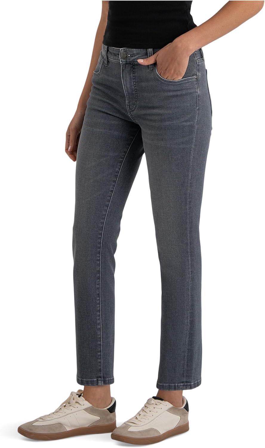 image:imageKUT from The Kloth Womens Rachael HighRise Fab Ab Mom Regular HemCourage