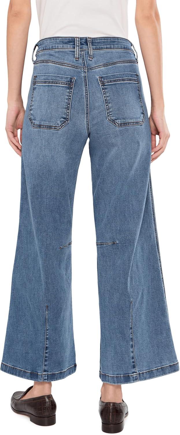 image:imageKUT from the Kloth Meg HighRise Fab Ab Wide Leg Raw HemAcutely