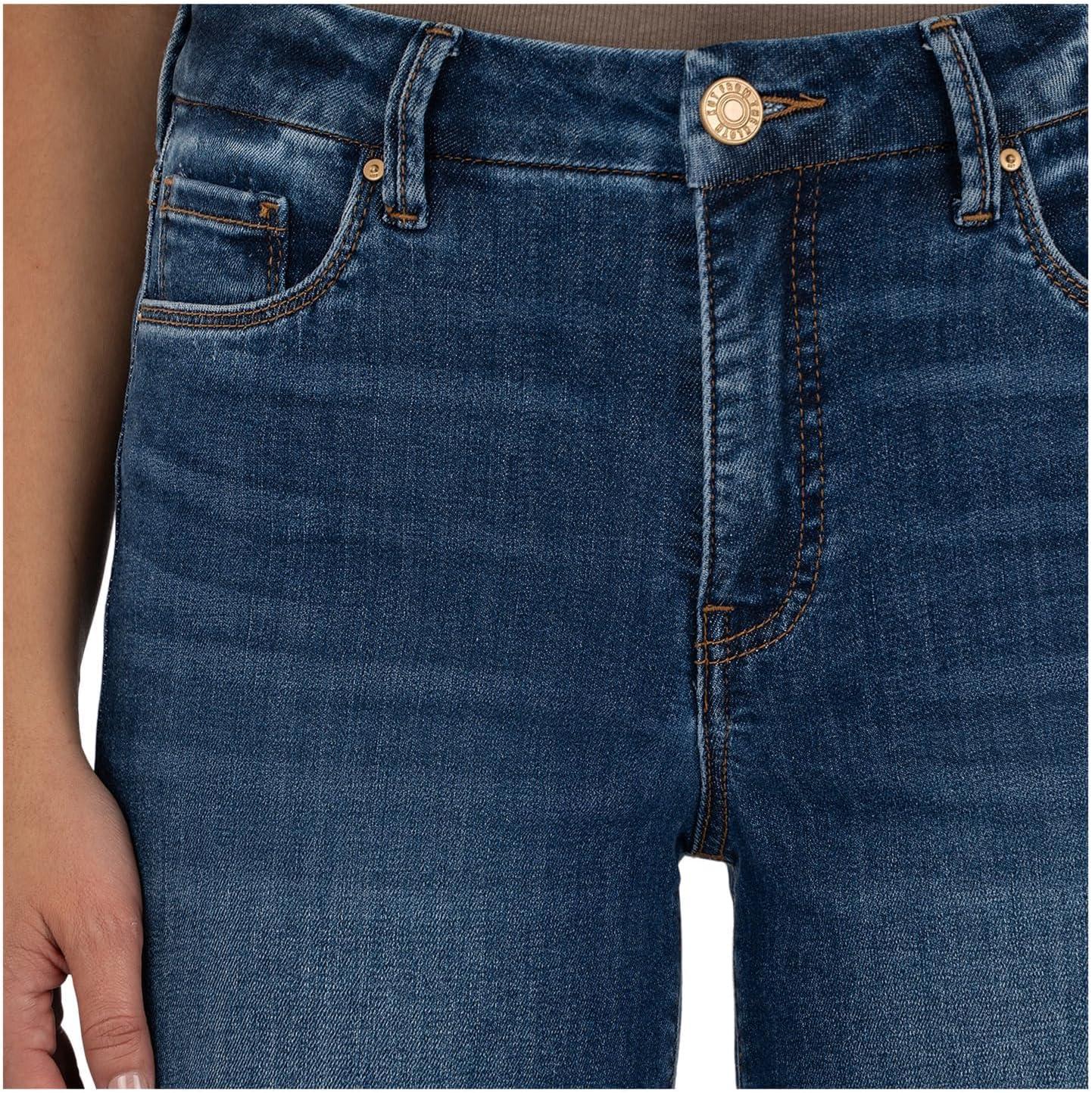 image:imageKUT from the Kloth Meg HighRise Fab Ab Wide Leg Raw HemInexhaustable