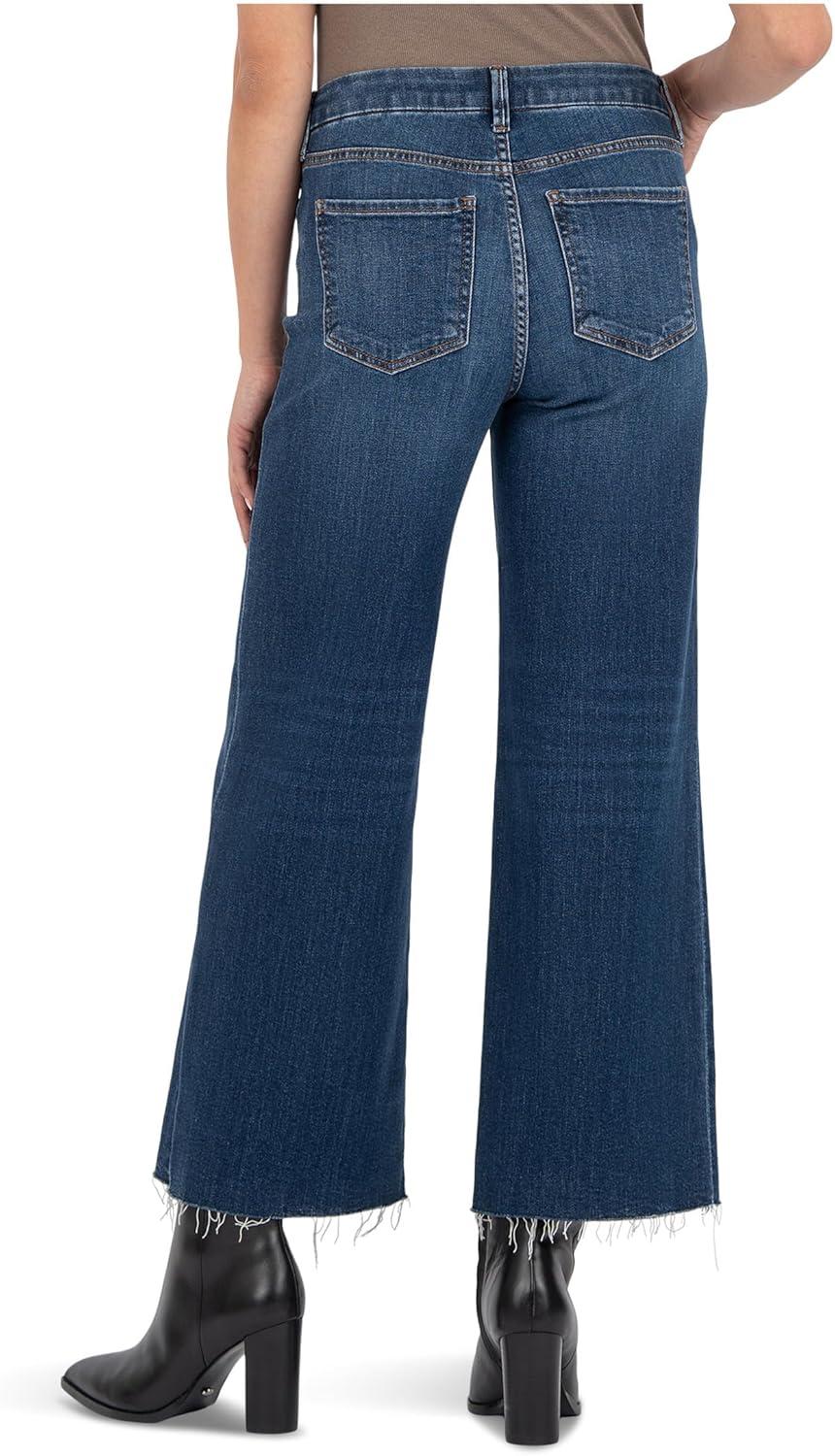 image:imageKUT from the Kloth Meg HighRise Fab Ab Wide Leg Raw HemInexhaustible
