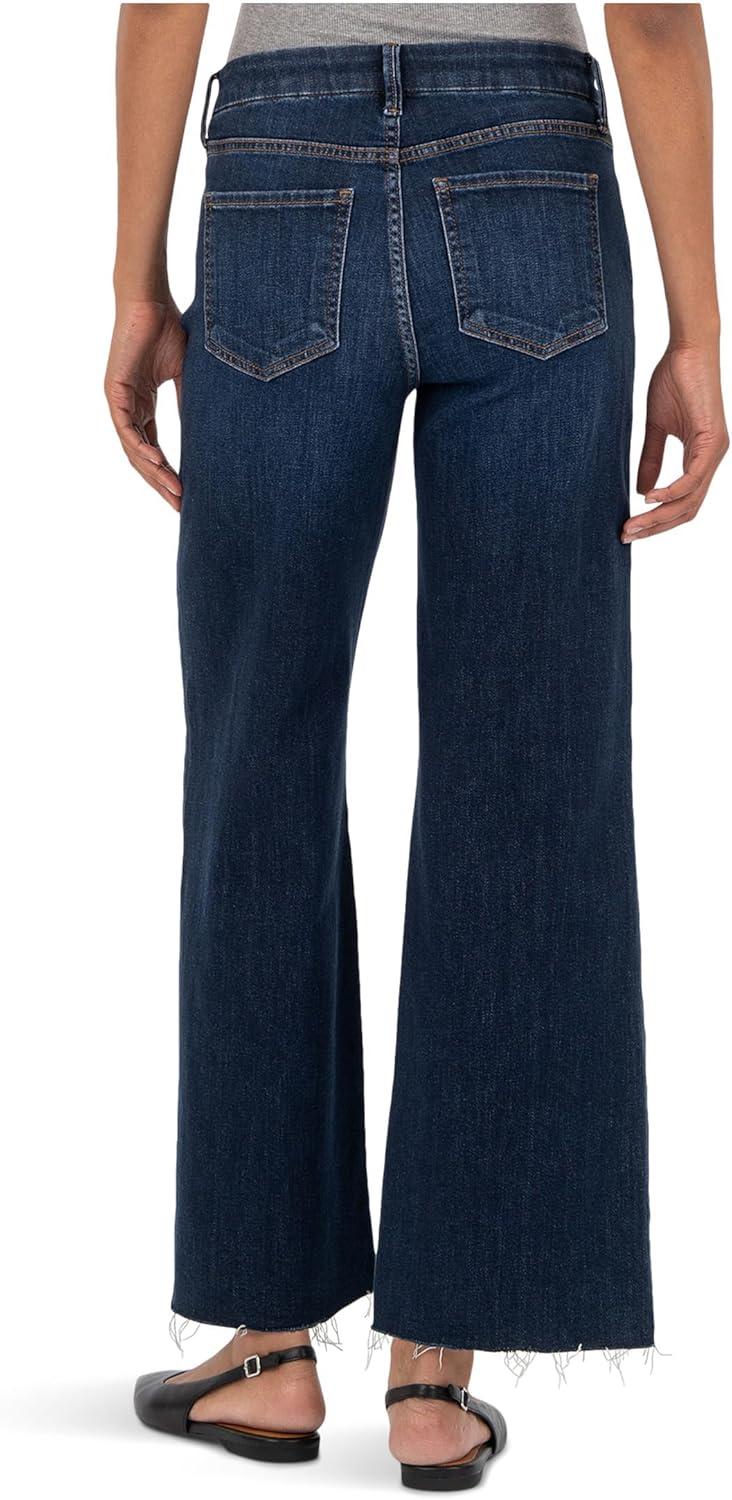 image:imageKUT from the Kloth Meg HighRise Fab Ab Wide Leg Raw HemInnoxious