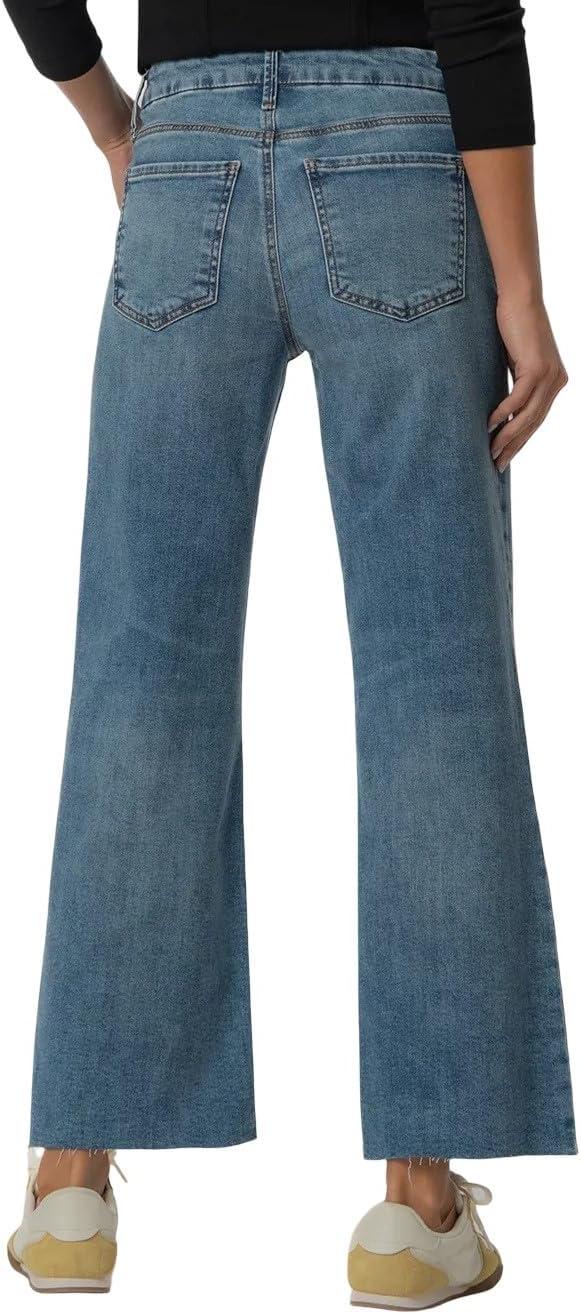 image:imageKUT from the Kloth Meg HighRise Fab Ab Wide Leg Raw HemRegent