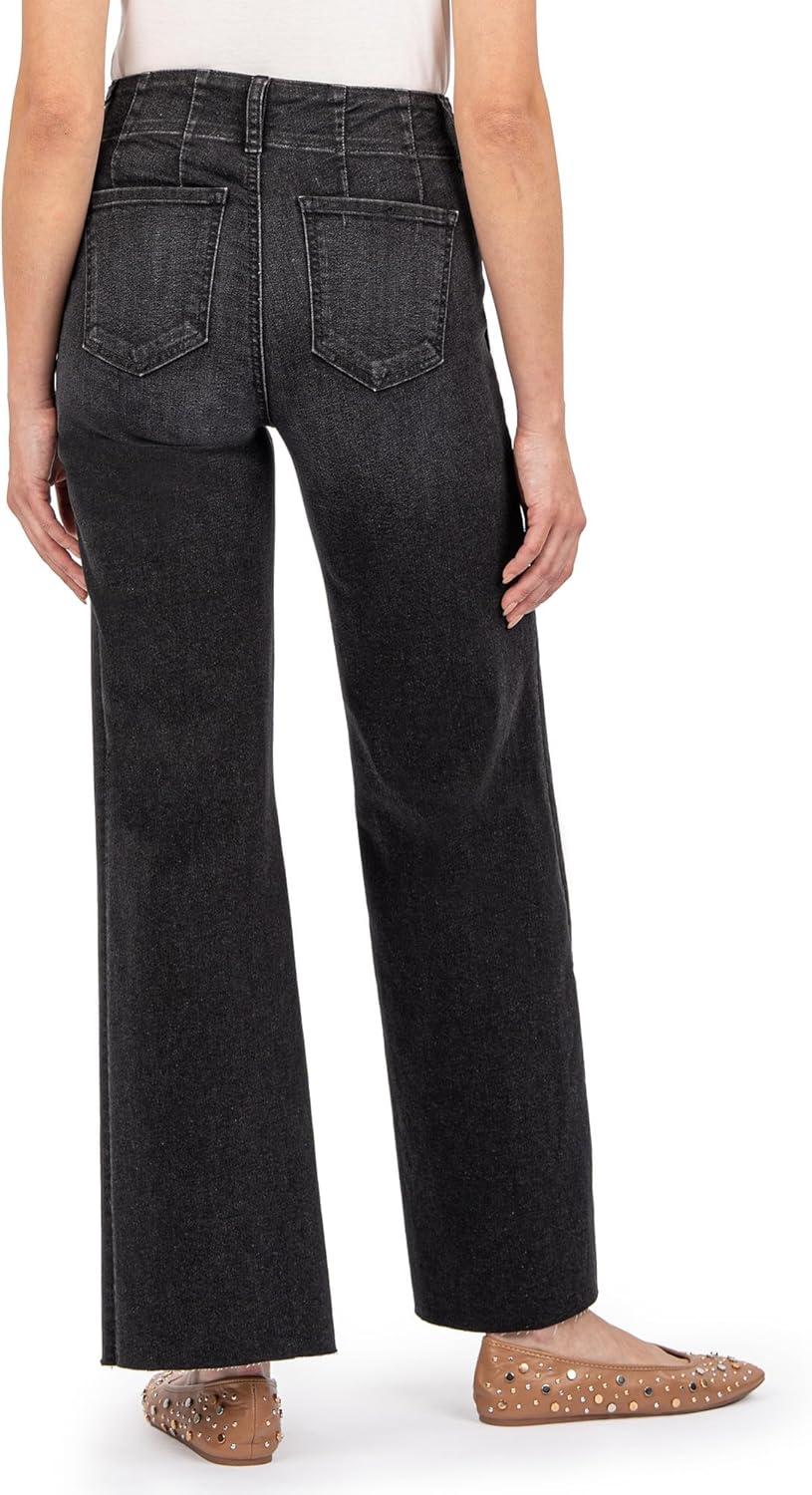 image:imageKUT from the Kloth Meg HighRise Fab Ab Wide Leg Raw HemSpecialist