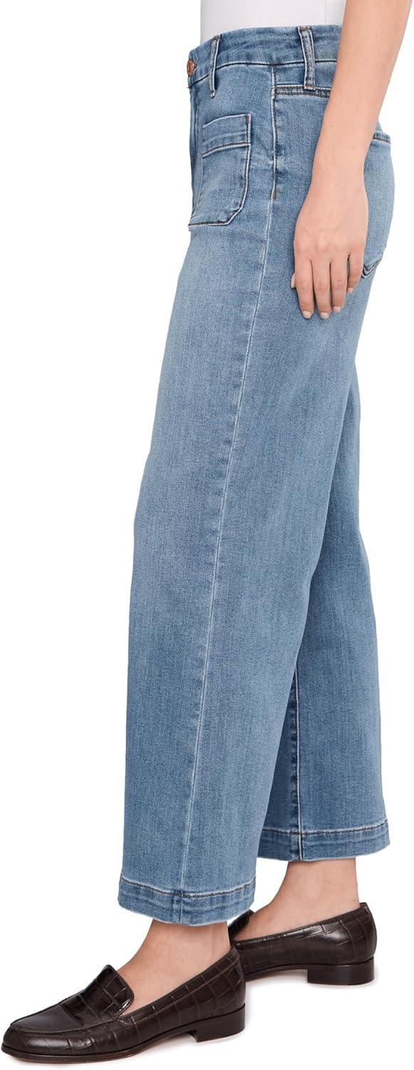 image:imageKUT from the Kloth Meg HighRise Fab Ab Wide Leg Raw HemTotally