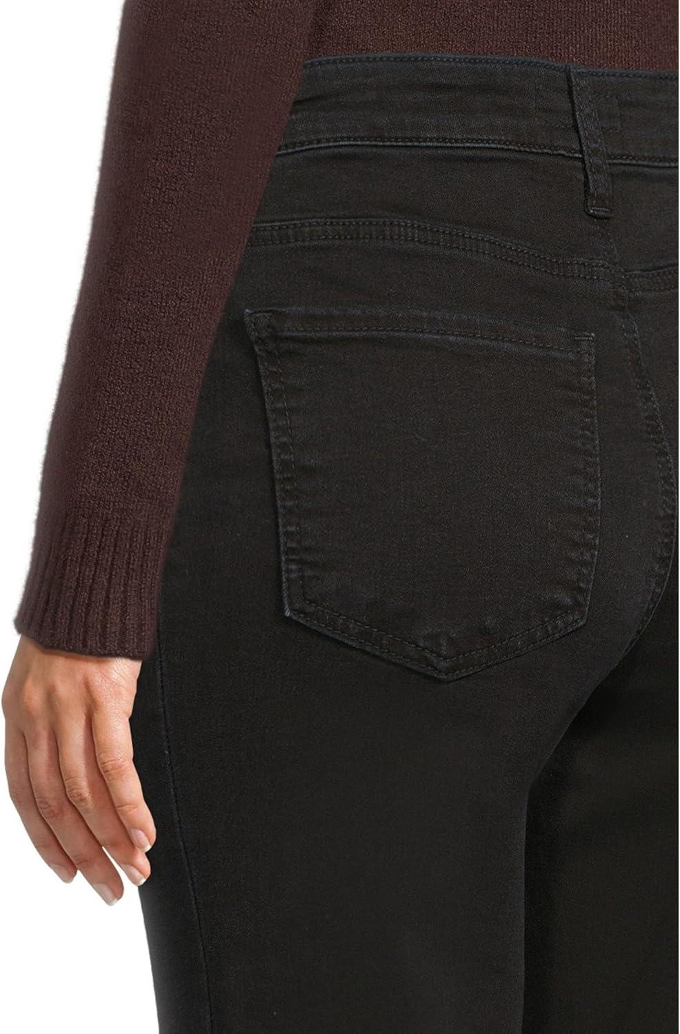 image:imageKUT from the Kloth Womens Kelsey HighRise Fab Ab Ankle Flare with Raw Hem in FunctionalFunctional
