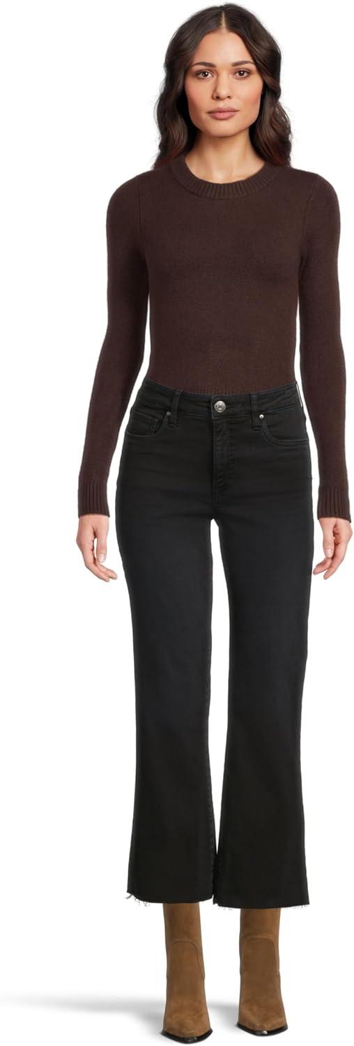 image:imageKUT from the Kloth Womens Kelsey HighRise Fab Ab Ankle Flare with Raw Hem in FunctionalFunctional