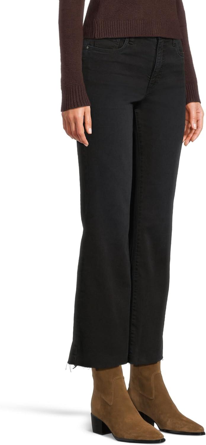 image:imageKUT from the Kloth Womens Kelsey HighRise Fab Ab Ankle Flare with Raw Hem in FunctionalFunctional