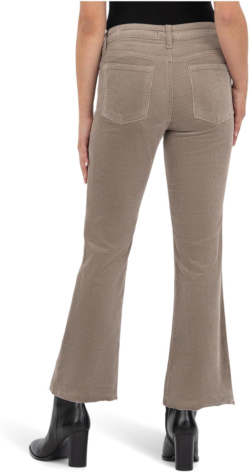 image:imageKUT from the Kloth Womens Kelsey Mid Rise Ankle FlareInset LegRosemary