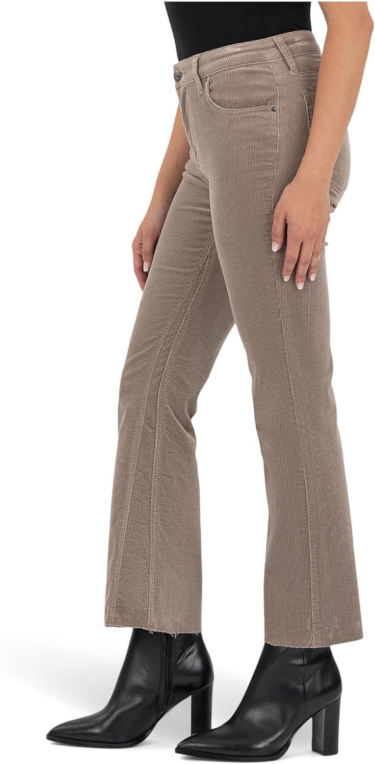 image:imageKUT from the Kloth Womens Kelsey Mid Rise Ankle FlareInset LegRosemary