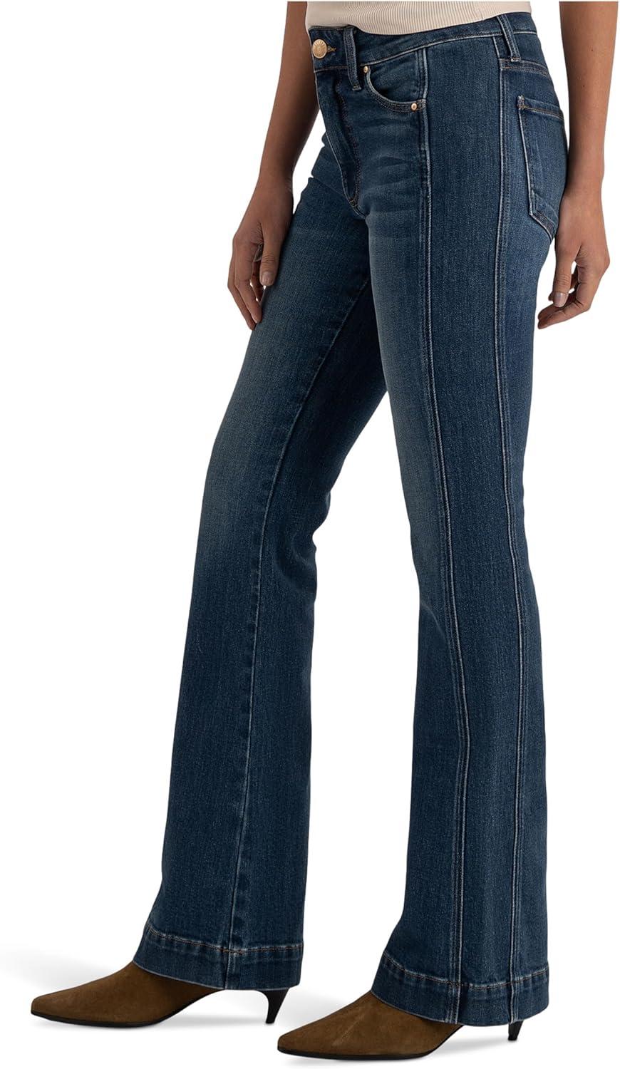 image:imageKUT from the Kloth Womens Natalie HighRise Bootcut Side InsetWide HemChoice