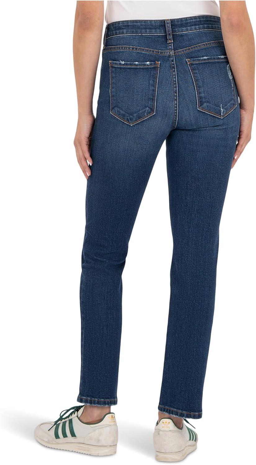 image:imageKUT from the Kloth Womens Reese HighRise Fab Ab Ankle Straight Regular Hem in AttainAttain