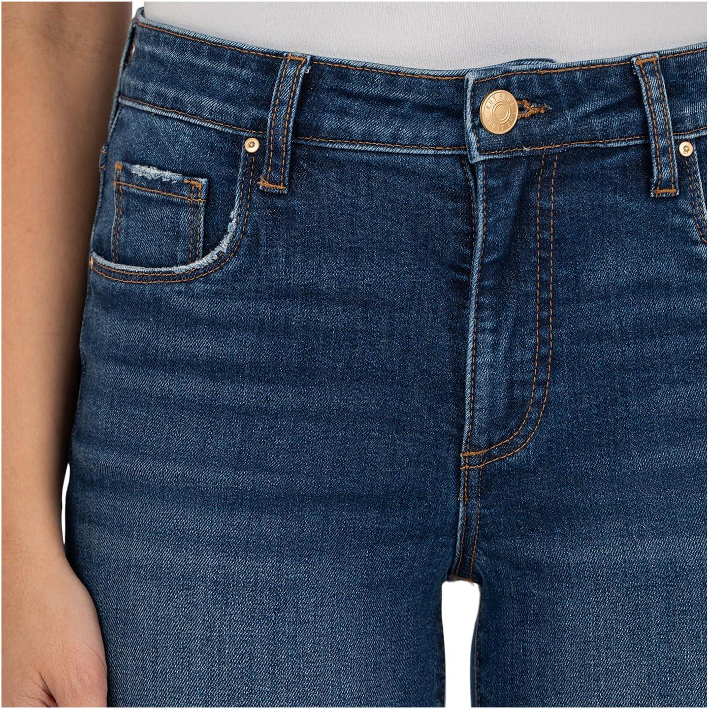 image:imageKUT from the Kloth Womens Reese HighRise Fab Ab Ankle Straight Regular Hem in AttainAttain