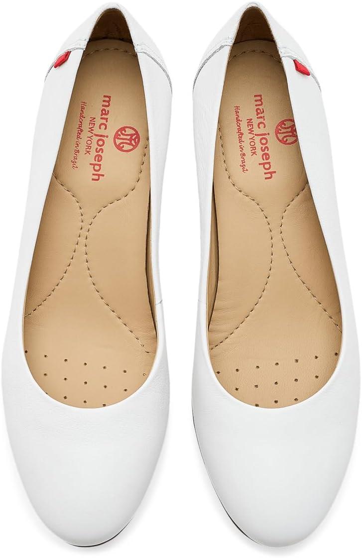 image:imageMarc Joseph New York Womens Prospect WedgeWhite Napa Soft