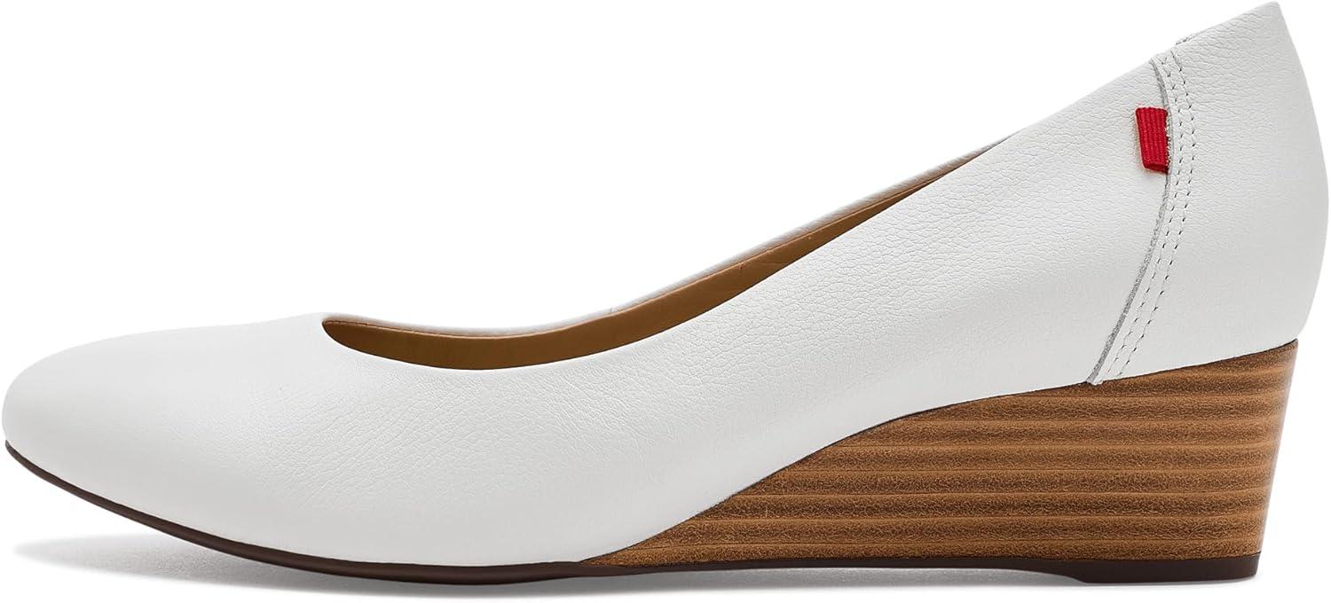 image:imageMarc Joseph New York Womens Prospect WedgeWhite Napa Soft
