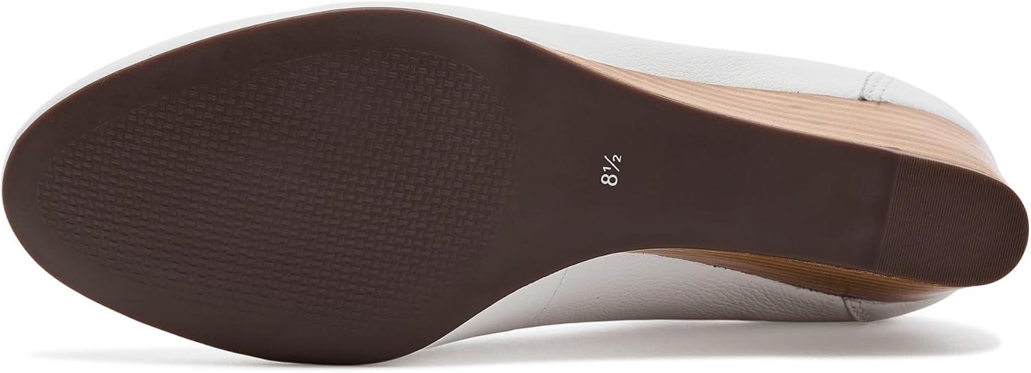 image:imageMarc Joseph New York Womens Prospect WedgeWhite Napa Soft