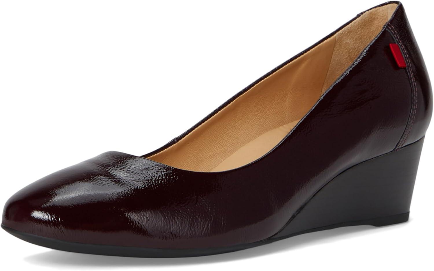 image:imageMarc Joseph New York Womens Prospect WedgeWine Svelte Patent