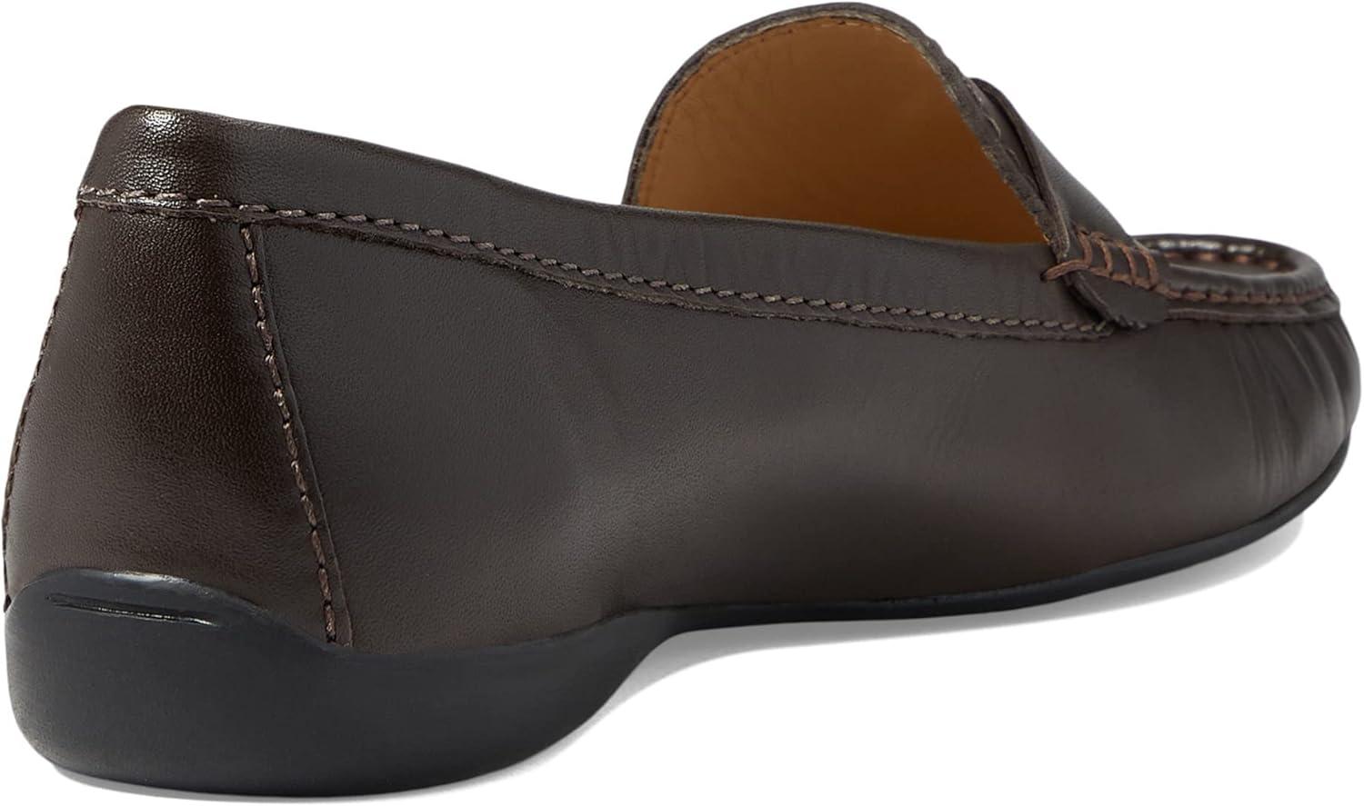 image:imageWomens Genuine Leather Casual Comfort Slip on LoafersBrown Nappa