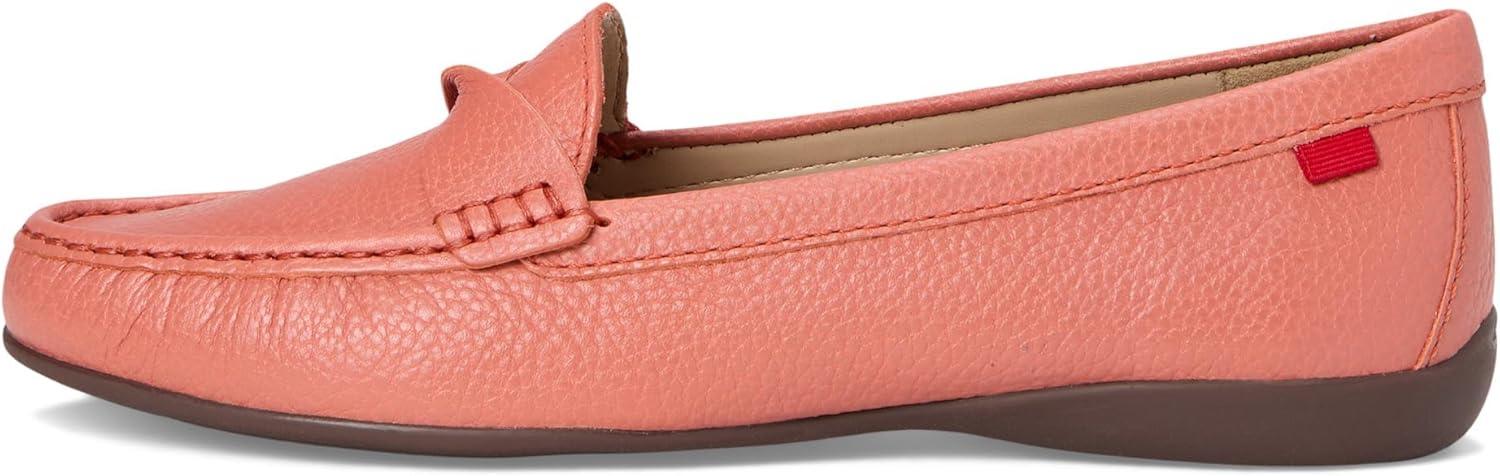 image:imageWomens Genuine Leather Casual Comfort Slip on LoafersCoral Tumbled