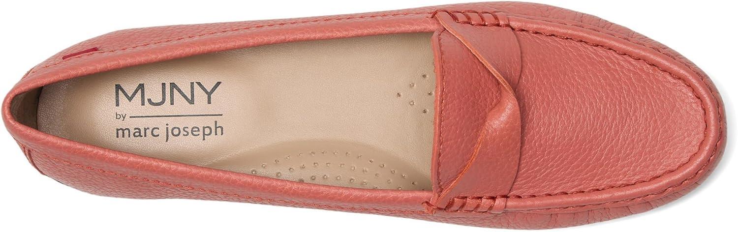 image:imageWomens Genuine Leather Casual Comfort Slip on LoafersCoral Tumbled