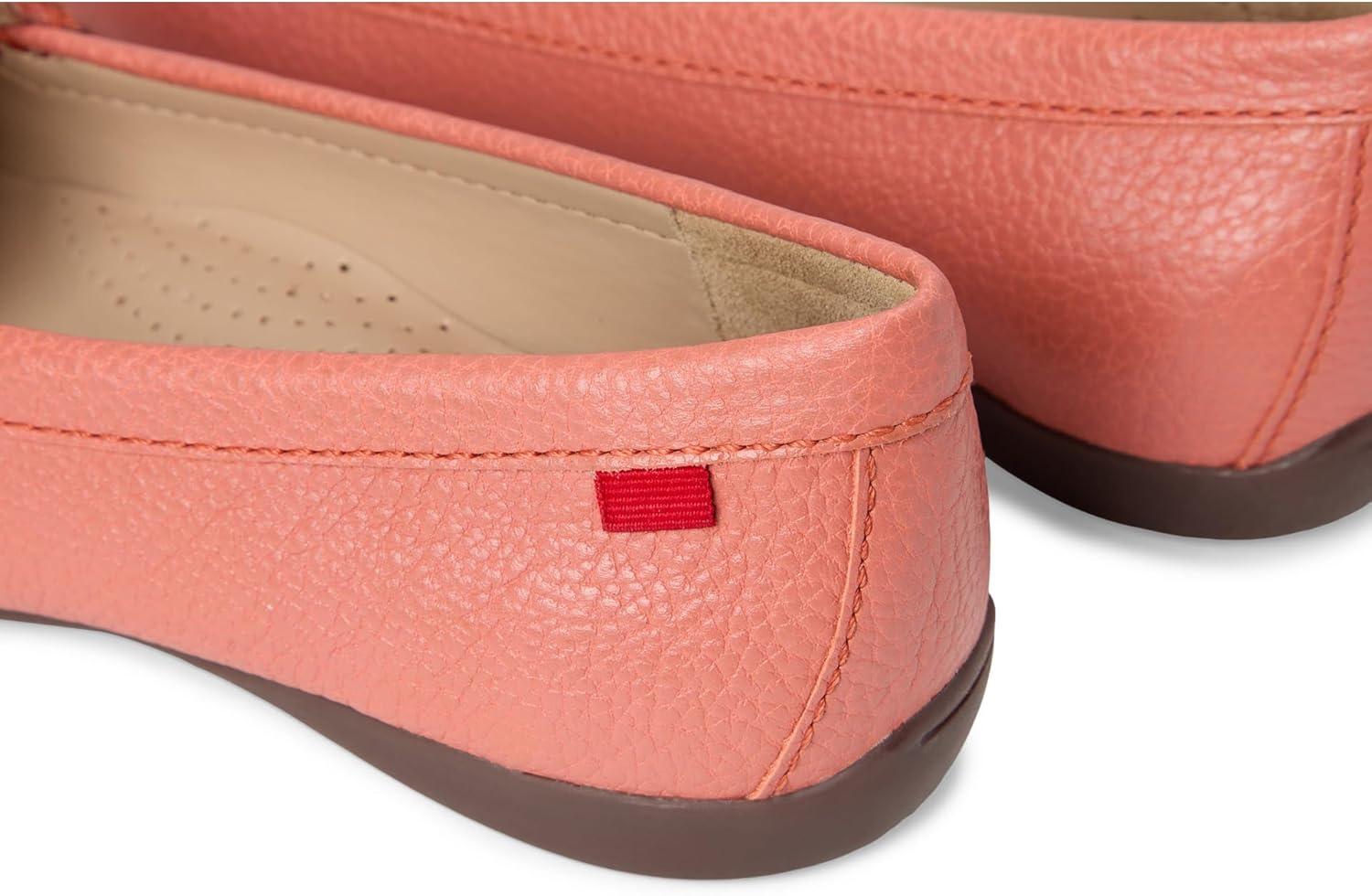image:imageWomens Genuine Leather Casual Comfort Slip on LoafersCoral Tumbled