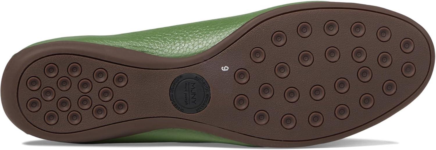 image:imageWomens Genuine Leather Casual Comfort Slip on LoafersEmerald Tumbed