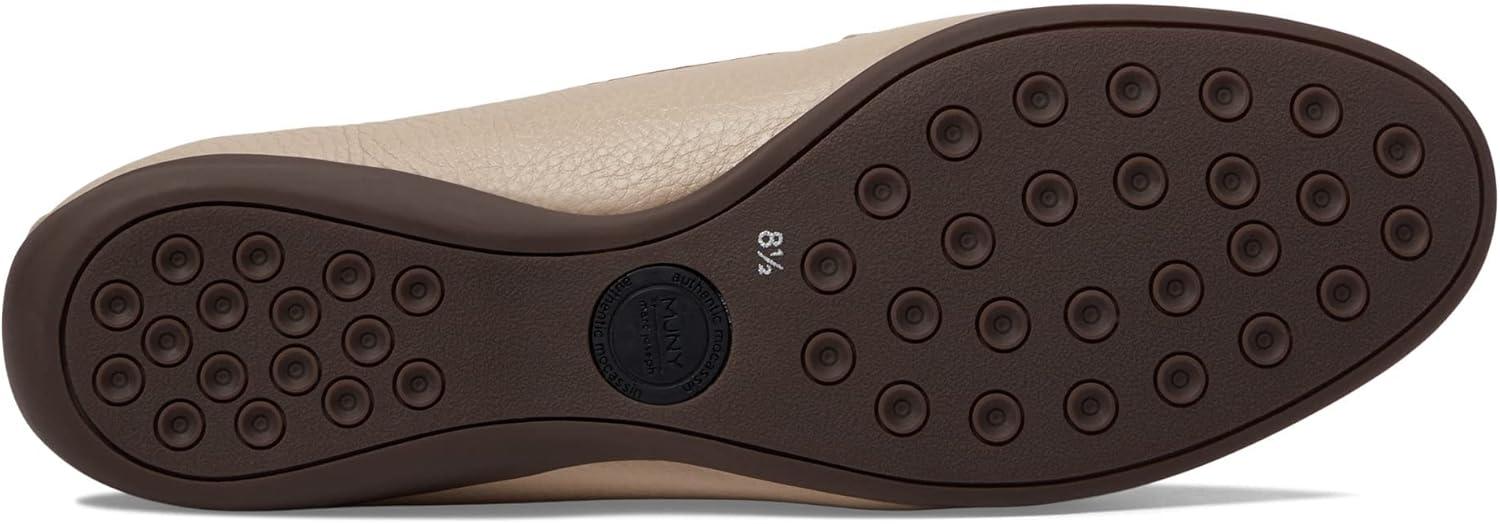 image:imageWomens Genuine Leather Casual Comfort Slip on LoafersNude Tumbled