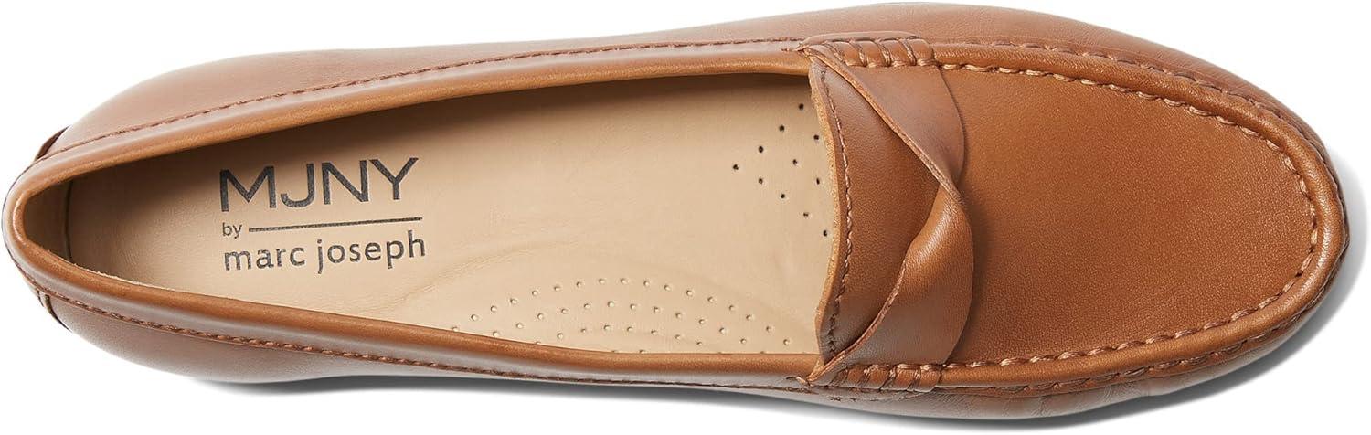 image:imageWomens Genuine Leather Casual Comfort Slip on LoafersTan Nappa